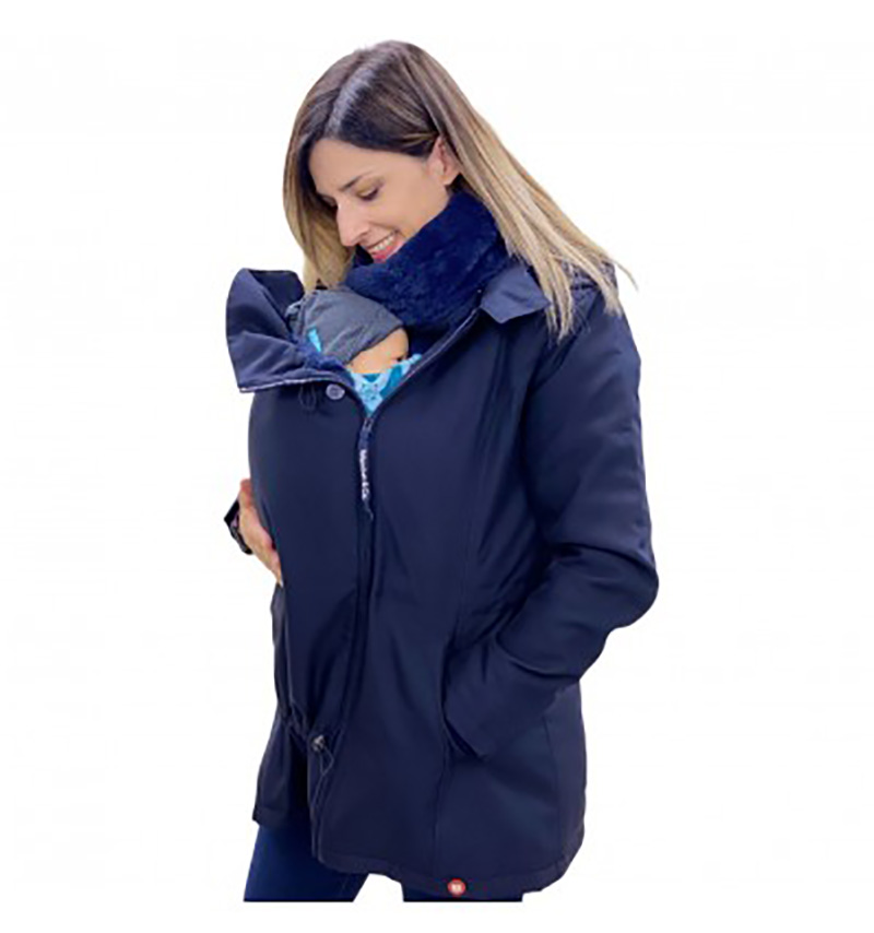 Abrigo de porteo y embarazo 2.0 Azul Marino -Yoporteotuporteas