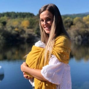 Bandolera de anillas amarsupiel mostaza