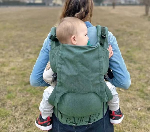 Mochila Ergonómica Regolo Essential verde BabyMonkey