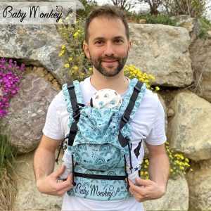 Mochila ergonómia babymonkey rainbow