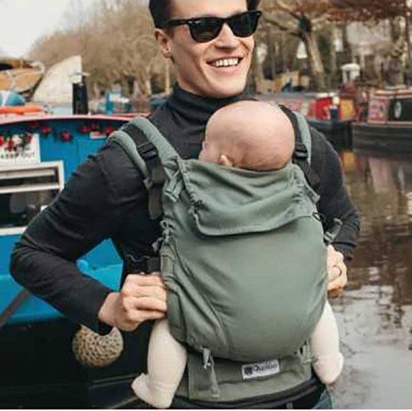 Mochila Ergonómica Quokkababy E-Carrier Green Diamond