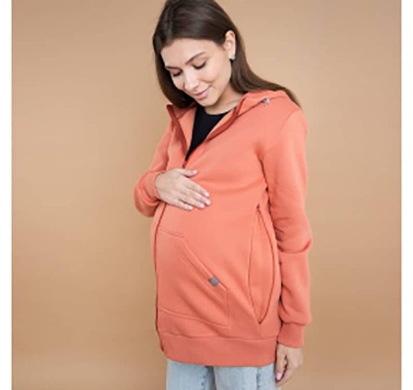 Sudadera de Maternidad y Porteo Love and Carry - Papaya