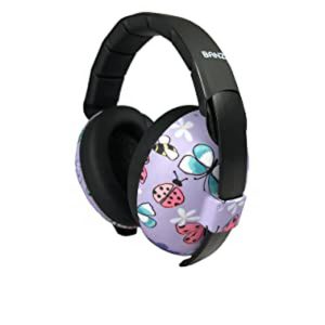 Auriculares para bebés lilas