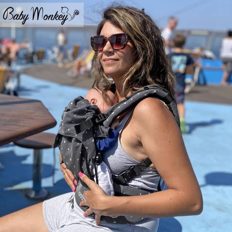 Mochila BabyMonkey Alma con lino