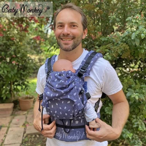 Mochila BabyMonkey Runa con lino