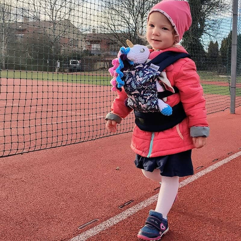 porta muñecas liliputi unicorn